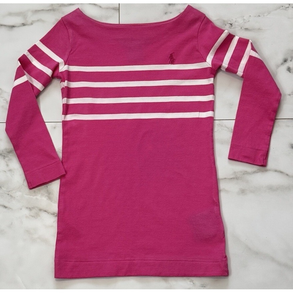 Ralph Lauren 2t Dress Pink Stripe